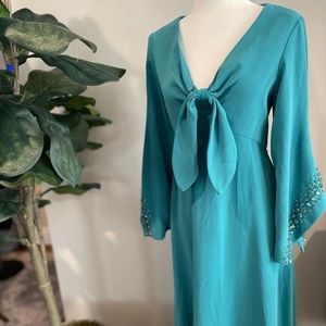 Formal gown with stone embellishments